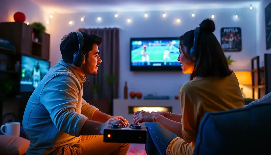 Dive into the excitement by broadcasting a live game in your customized home stadium.